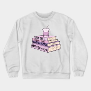 Books and coffee l Book bookworm Crewneck Sweatshirt